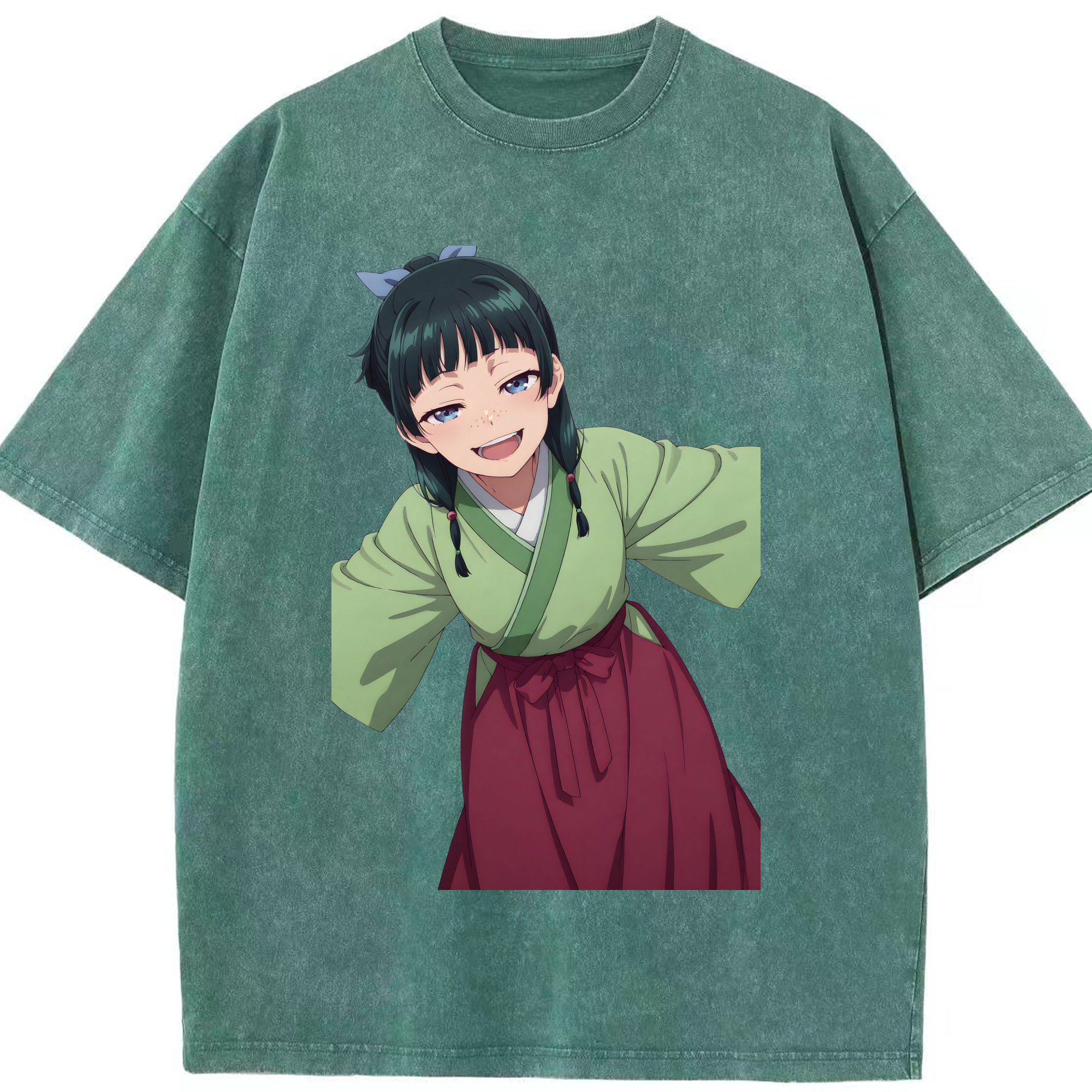 （画像用） 薬屋のひとりごと The Apothecary Diaries 綿100% ヴィンテージ風 半袖Tシャツ（フロントプリント）